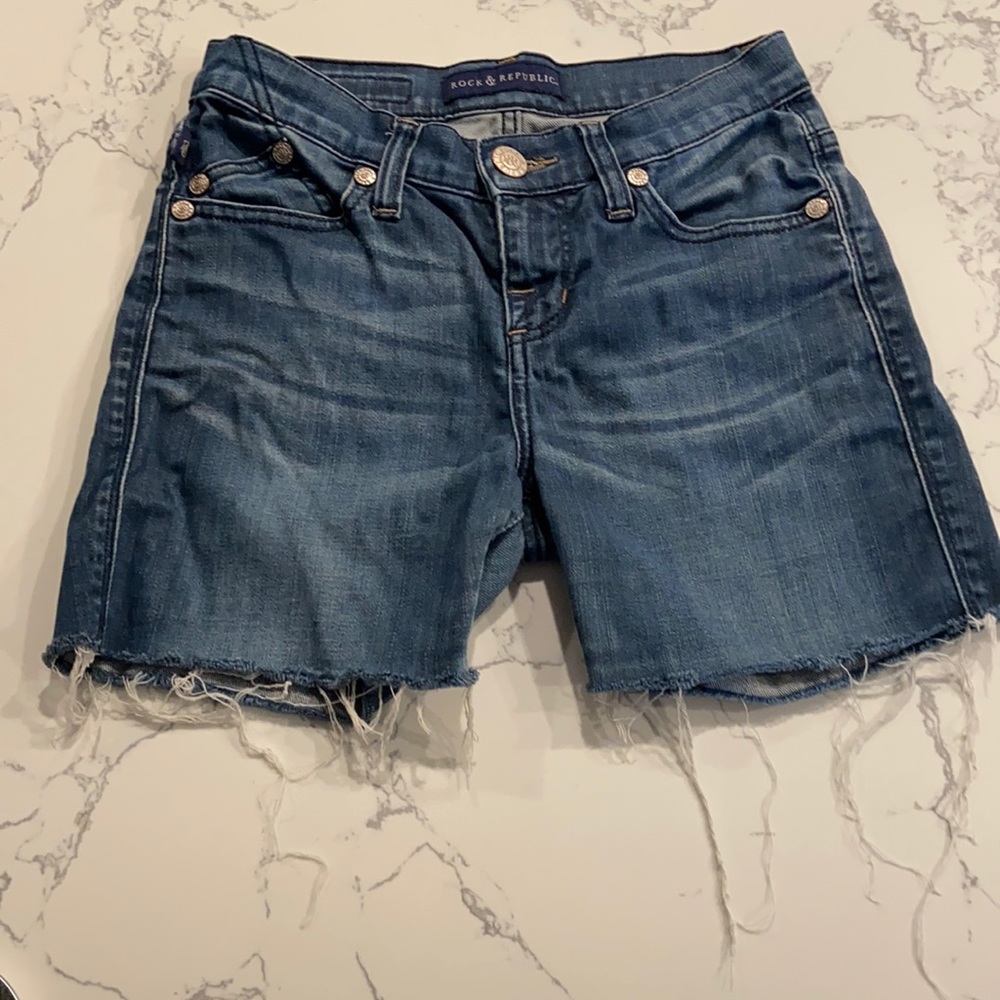 ✨Rock & Republic dark blue shorts